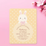 Super Cute Kawaii Rabbit Kids Birthday Invitation<br><div class="desc">Super Cute Kawaii Rabbit Kids Birthday Invitation</div>