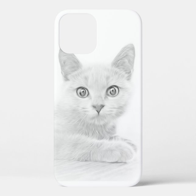 SUPER CUTE Kitten Portrait Case-Mate iPhone Case (Back)