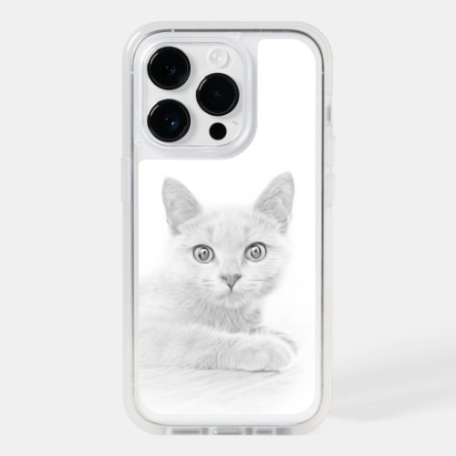 SUPER CUTE Kitten Portrait Scottish Fold Cat OtterBox iPhone 14 Pro Case