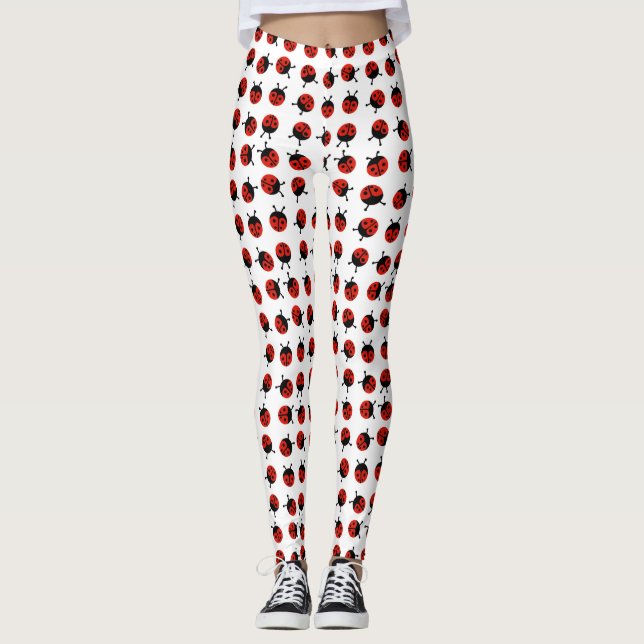 Super Cute Ladybug Leggings (Front)