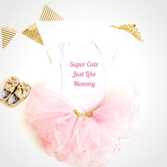 Super Cute Like Mommy Baby Girl Bodysuit (Creator Uploaded)