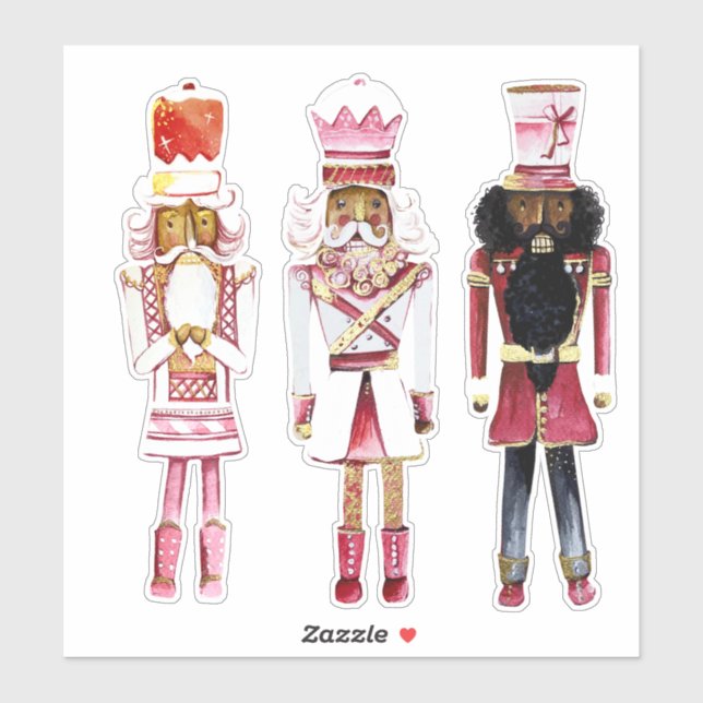 Super Cute Melanin Toy Soldiers  Sticker (Sheet)