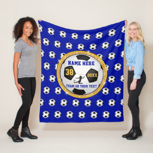 Girls Soccer Blankets - Throw, Fleece & Sherpa Blankets | Zazzle