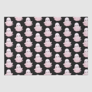 Super Cute Pink Ghost Pattern Halloween Tissue Paper