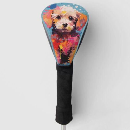 Super Cute Poodle Dog Puppy 002 _ Xeno Lucilfer Golf Head Cover