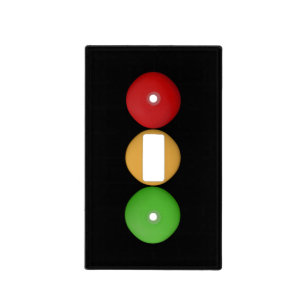 Super Cute Red Yellow Green Dots Light Switch Cover
