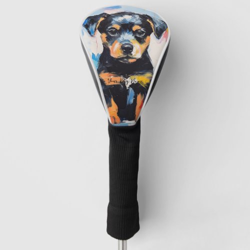 Super Cute Rottweiler Dog Puppy 002 _ Xeno Lucilfe Golf Head Cover