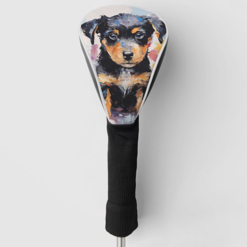 Super Cute Rottweiler Dog Puppy 003 _ Xeno Lucilfe Golf Head Cover