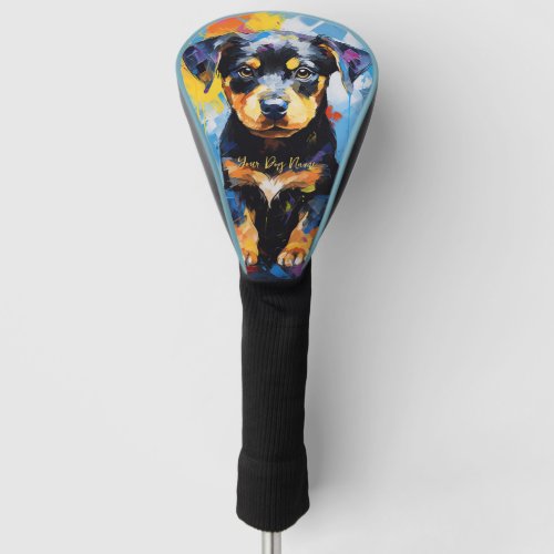 Super Cute Rottweiler Dog Puppy 004 _ Xeno Lucilfe Golf Head Cover