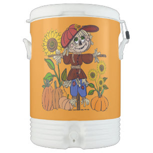 Super Cute Scarecrow Beverage Cooler