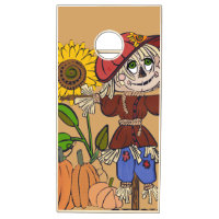 Scarecrow and Sunflower Kitchen Paper Towel Holder