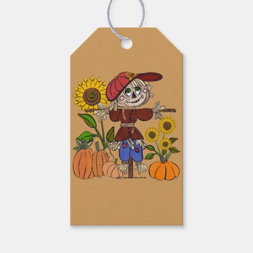 Super Cute Scarecrow Gift Tags