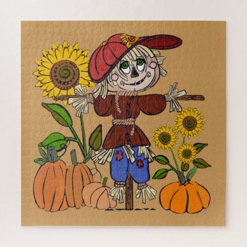 Super Cute Scarecrow Jigsaw Puzzle