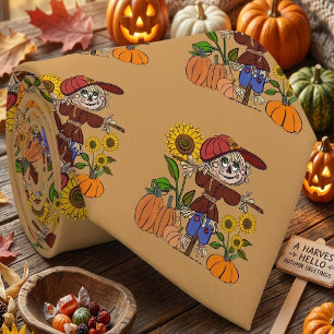 Super Cute Scarecrow Neck Tie