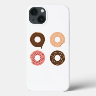 Super cute set of donuts spiral phone case