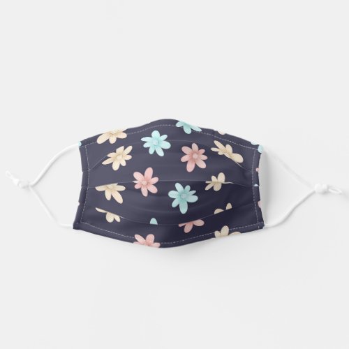 super cute spring floral adult cloth face mask