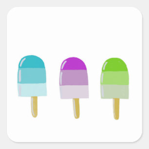 Super Cute Stickers With Popsicle 3 Design
