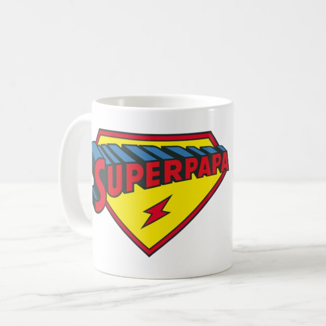 super dad 2024 coffee mug (Front Left)
