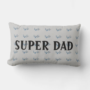 Super Dad Airplanes Lumbar Pillow