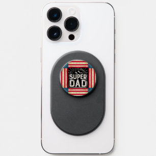 Super Dad American Flag PopSocket