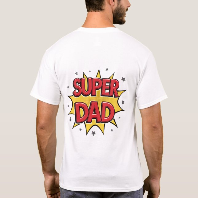 Super Dad Avengers Basic T-Shirt - Special Edition (Back)