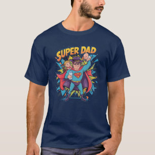 Super Dad & Baby Fathers Day Tee
