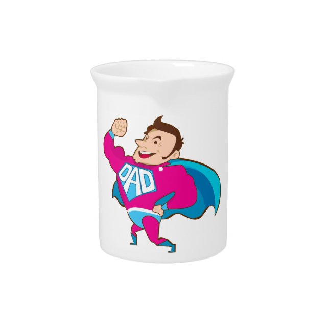 SUPER DAD BEVERAGE PITCHER (Front)