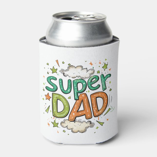 Super Dad Can Cooler (Can Front)