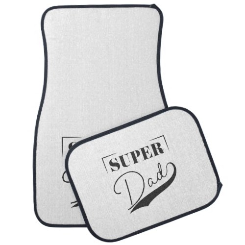 Super Dad Car Floor Mat