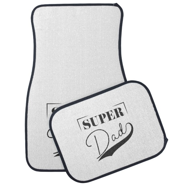Super Dad Car Floor Mat (Set)