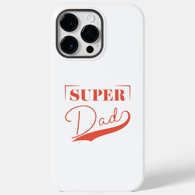 Super Dad Case-Mate iPhone Case (Back)