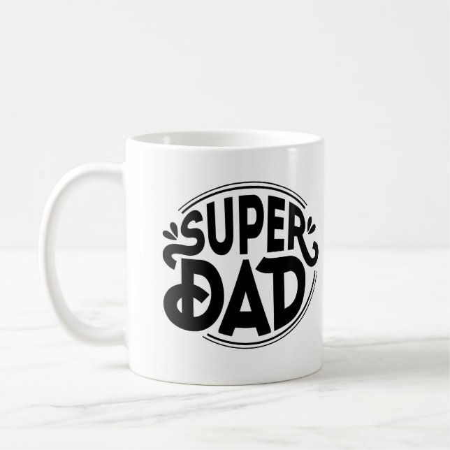 Super Dad  Coffee Mug (Left)
