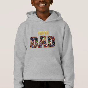 Super Dad – Comic Hero Power Design Hoodie
