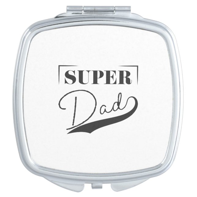 Super Dad Compact Mirror (Front)