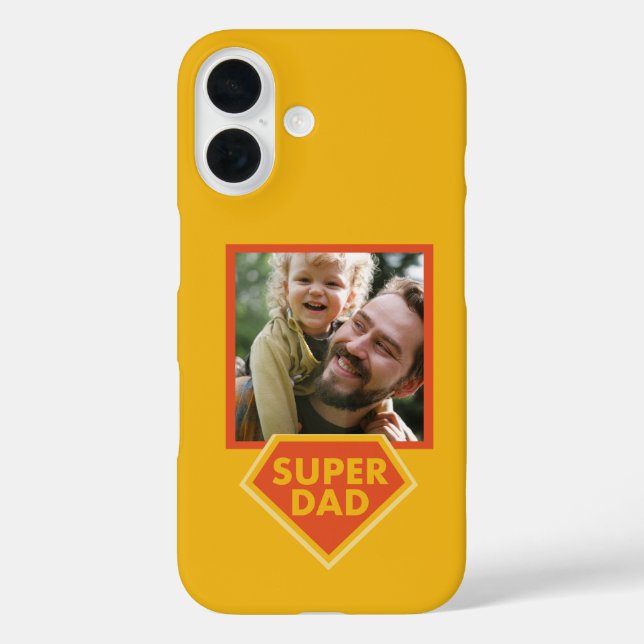 Super Dad custom photo gift Case-Mate iPhone Case (Back)