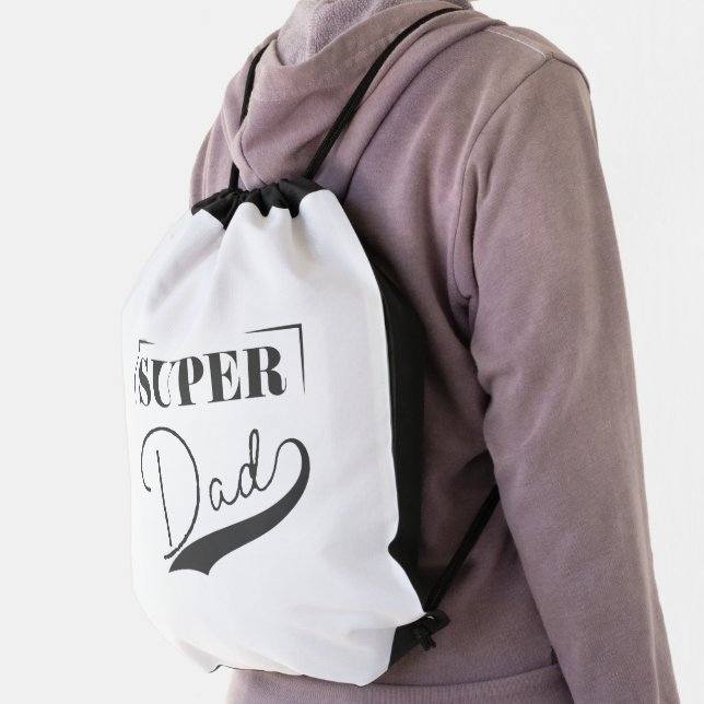 Super Dad Drawstring Bag (Insitu)