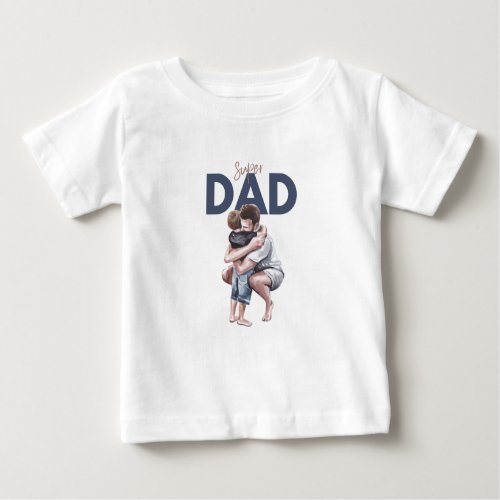 Super Dad Emblem Tee  Elevate Fatherhood in Style