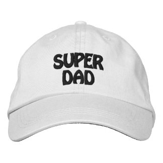 Super dad embroidered baseball cap