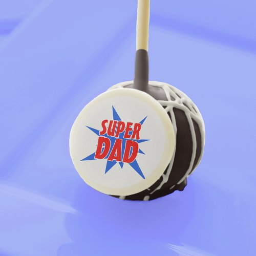 Super Dad Fathers Day Cake Pops