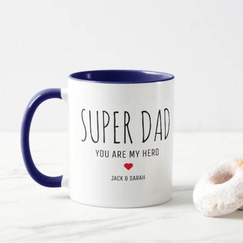 Super Dad Fathers Day Coffee Mug