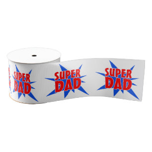 Super Dad Father's  Day Gift Ribbon