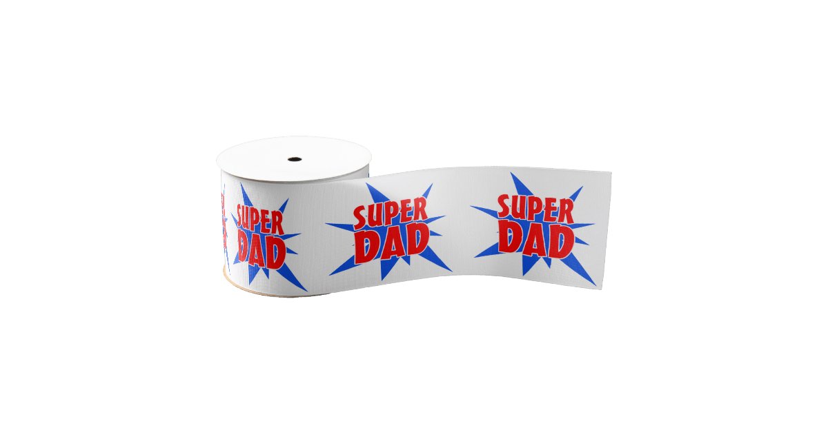 Super Dad Father's Day Gift Ribbon