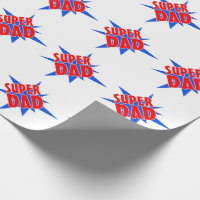 Super Dad Father's Day Gift Wrap
