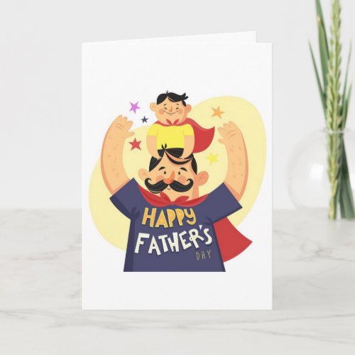 Super Dad  Fathers Day Photo Card