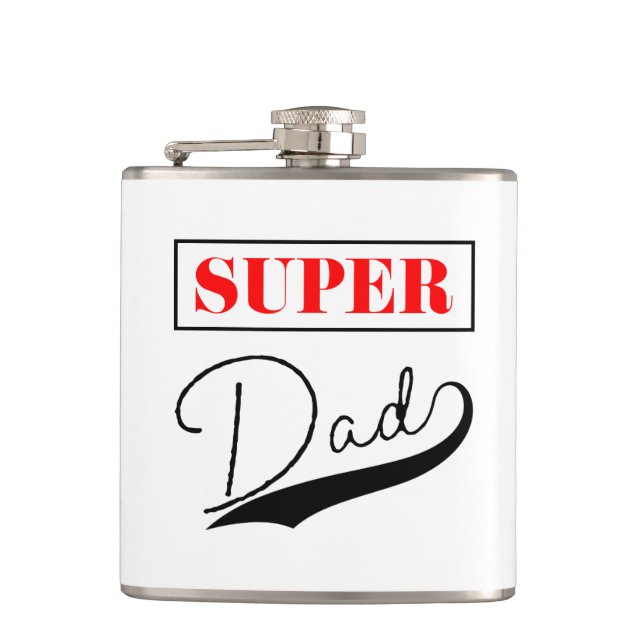 Super Dad  Flask (Front)