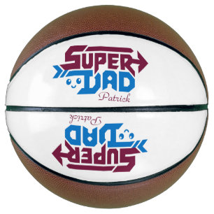 Super Dad Gamer Gift – Cute Retro Basketball