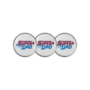 Super Dad Gamer Gift – Cute Retro Golf Ball Marker