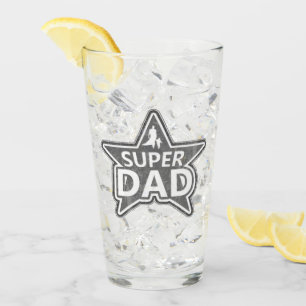 Super Dad Grey Glass