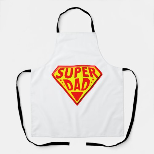 Super Dad _ Happy Fathers Day Apron