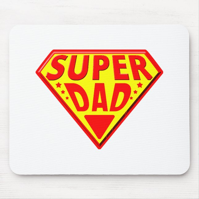 Super Dad - Happy Fathers Day Mouse Pad (Front)